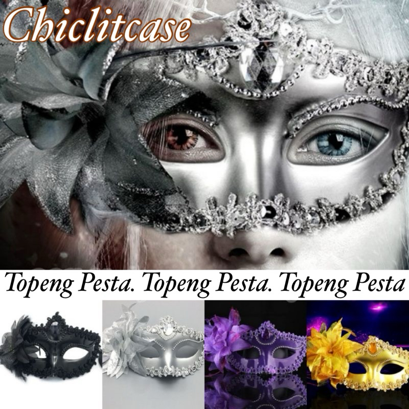 Jual Topeng pesta party Mask pesta halloween masquerade pria wanita ...