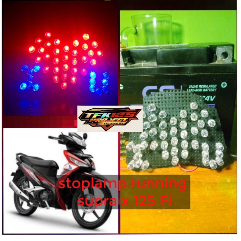 Jual Stop Lamp Running Supra X Fi Mode Otomatis Love Lampu Belakang Shopee Indonesia