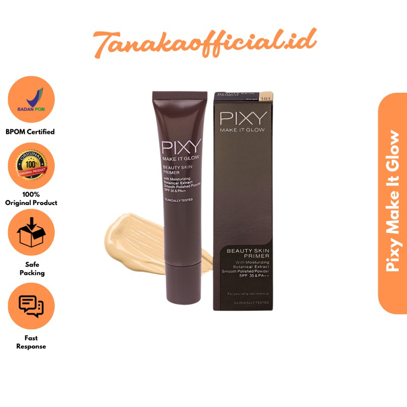 Jual PIXY MAKE IT GLOW BEAUTY SKIN PRIMER 25ML | Shopee Indonesia