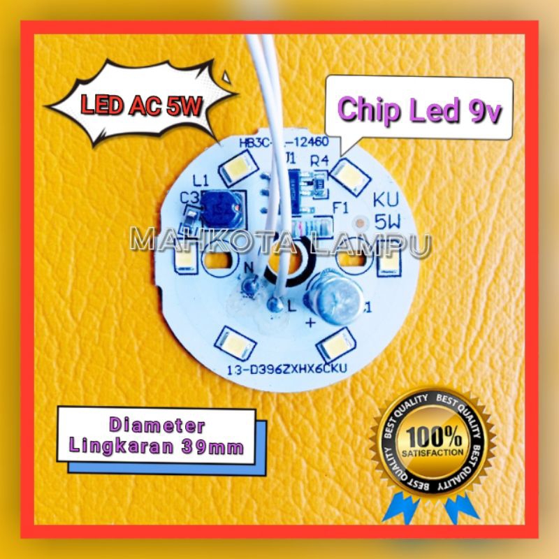 Jual PCB LAMPU LED AC 5W PUTIH SUPER TERANG | Shopee Indonesia