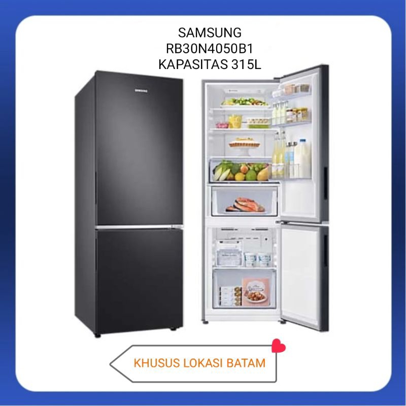 Jual SAMSUNG KULKAS 2 PINTU BOTTOM 315L RB30N4050B1 NEW GARANSI RESMI