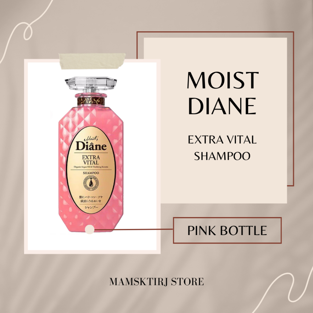 Jual MOIST DIANE SHAMPOO EXTRA VITAL 450 ML Shopee Indonesia