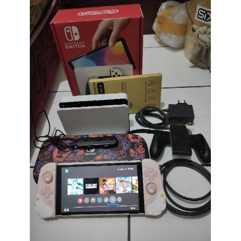 Jual Nintendo Switch OLED White (OFW) | Shopee Indonesia