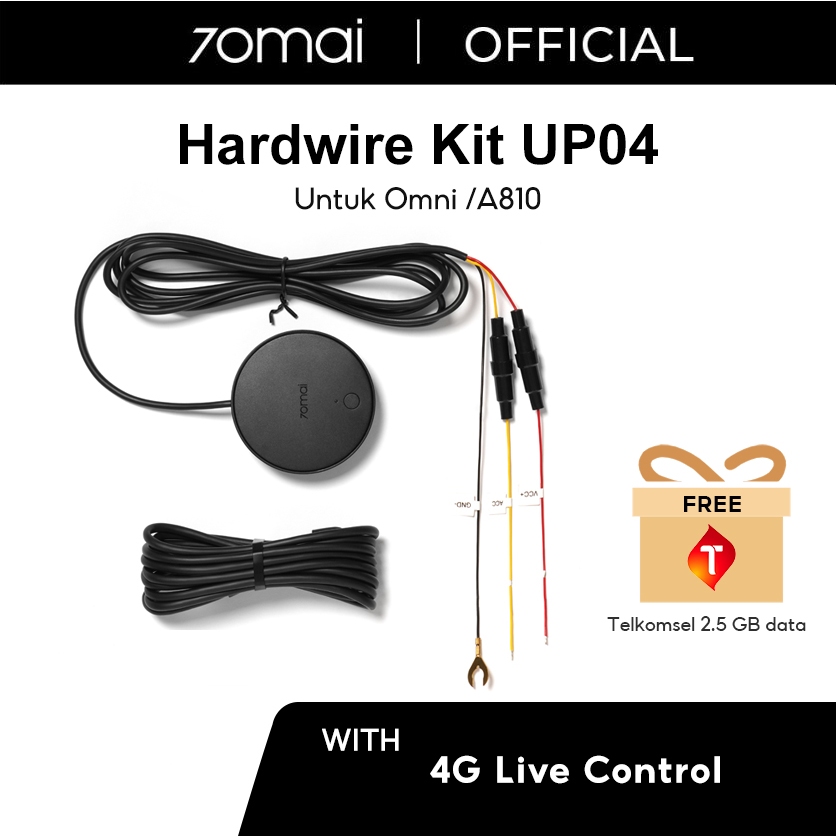 Jual 70mai Hardwire Kit UP04 Untuk A510/A810/Omni Parking Monitor 4G