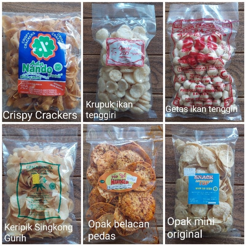 Jual Snack Camilan Ringan Umkm Go Barelang Ada Nando Getas Opak Pedas