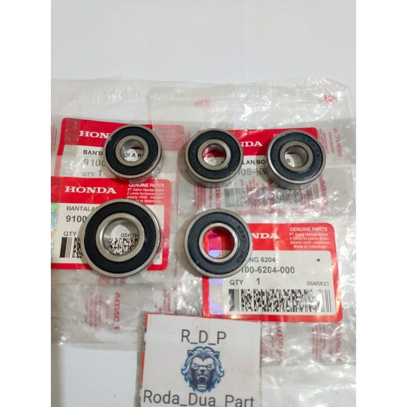 Jual Bearing roda set depan belakang+bearing nap gear karisma Supra x