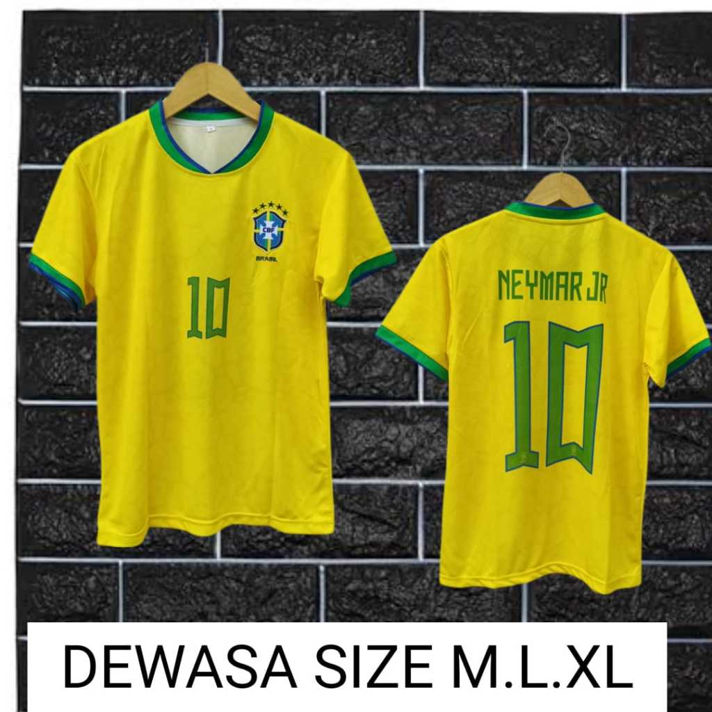 Jual JERSEY BRAZIL DEWASA/BAJU BRAZIL PIALA DUNIA DEWASA | Shopee Indonesia