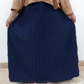 Rok Plisket Premium Dewasa Hyget Tebal All Size