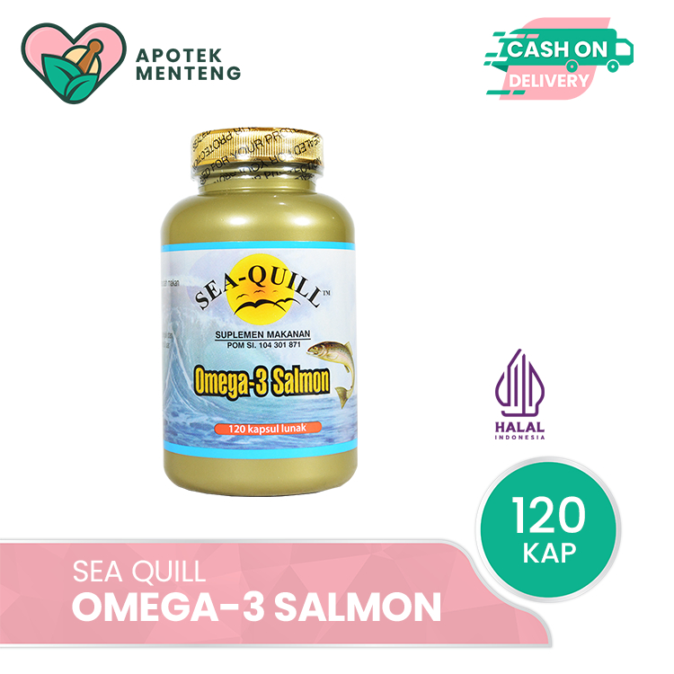 Jual Sea Quill Omega3 Salmon (Isi 120 Softgels) Shopee Indonesia
