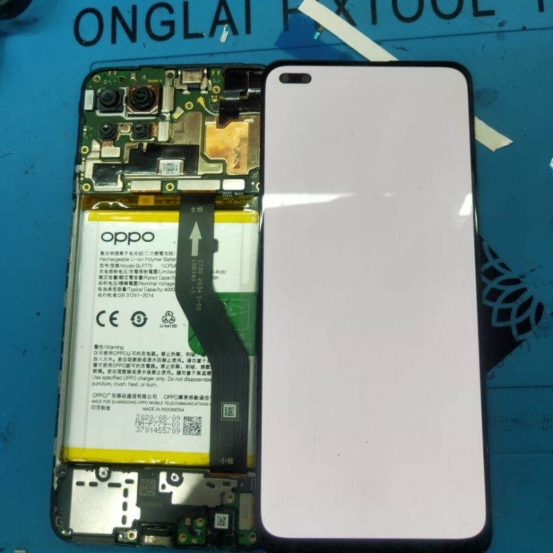 Jual LCD OPPO RENO 4/4F ORI CABUTAN MINUS | Shopee Indonesia