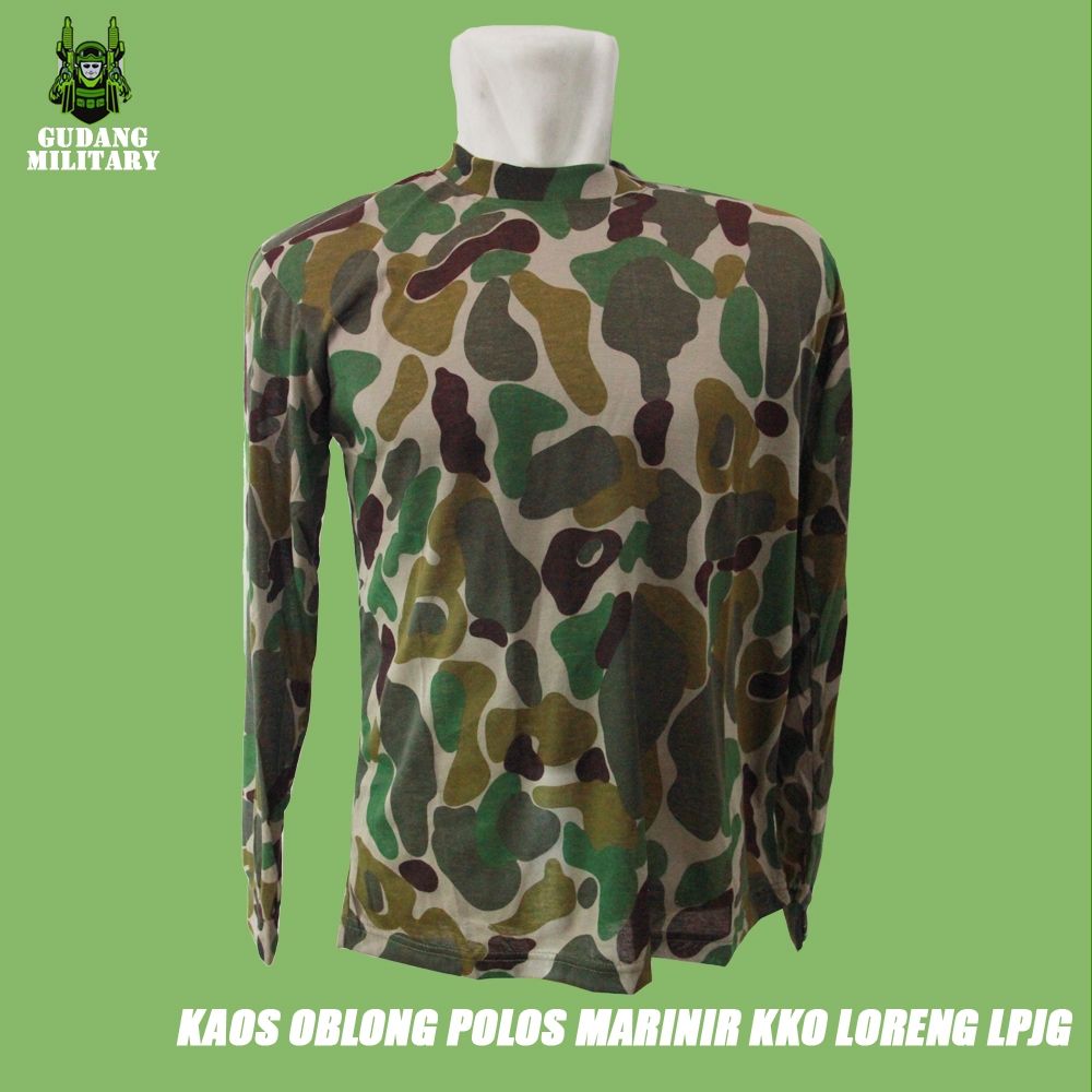 Jual Kaos Oblong Loreng Marinir KKO Panjang Polos - Kaos Loreng Marinir ...