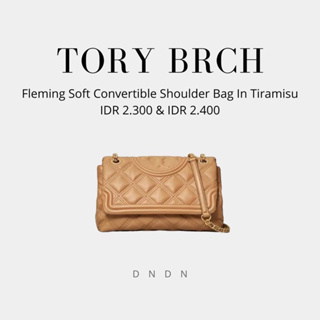 Jual TORY BURCH Tory Burch Fleming Convertible Shoulder Bag Black Original  2023