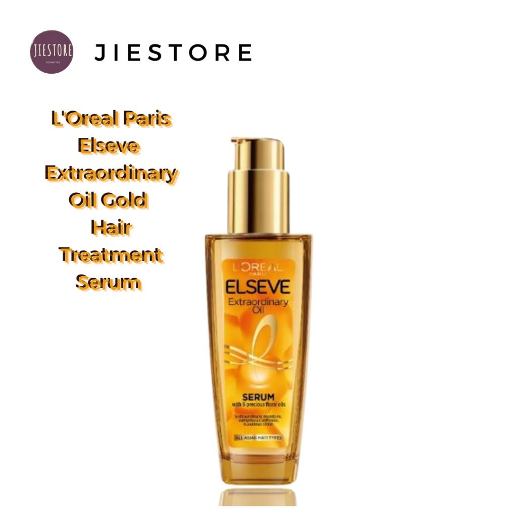 Jual L'Oreal Paris Elseve Extraordinary Oil Gold Hair Treatment Serum ...
