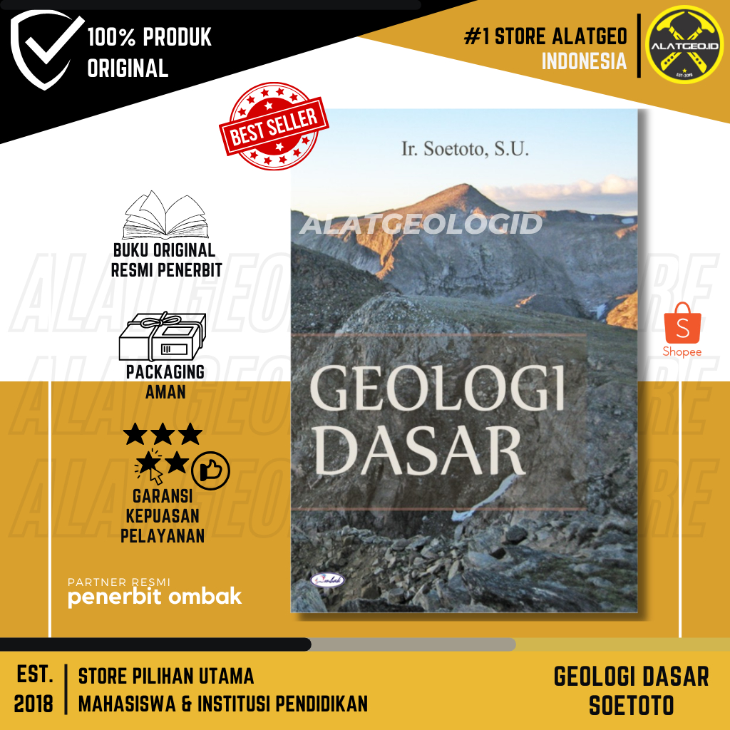 Jual Buku Geologi Dasar - Soetoto Original | Shopee Indonesia