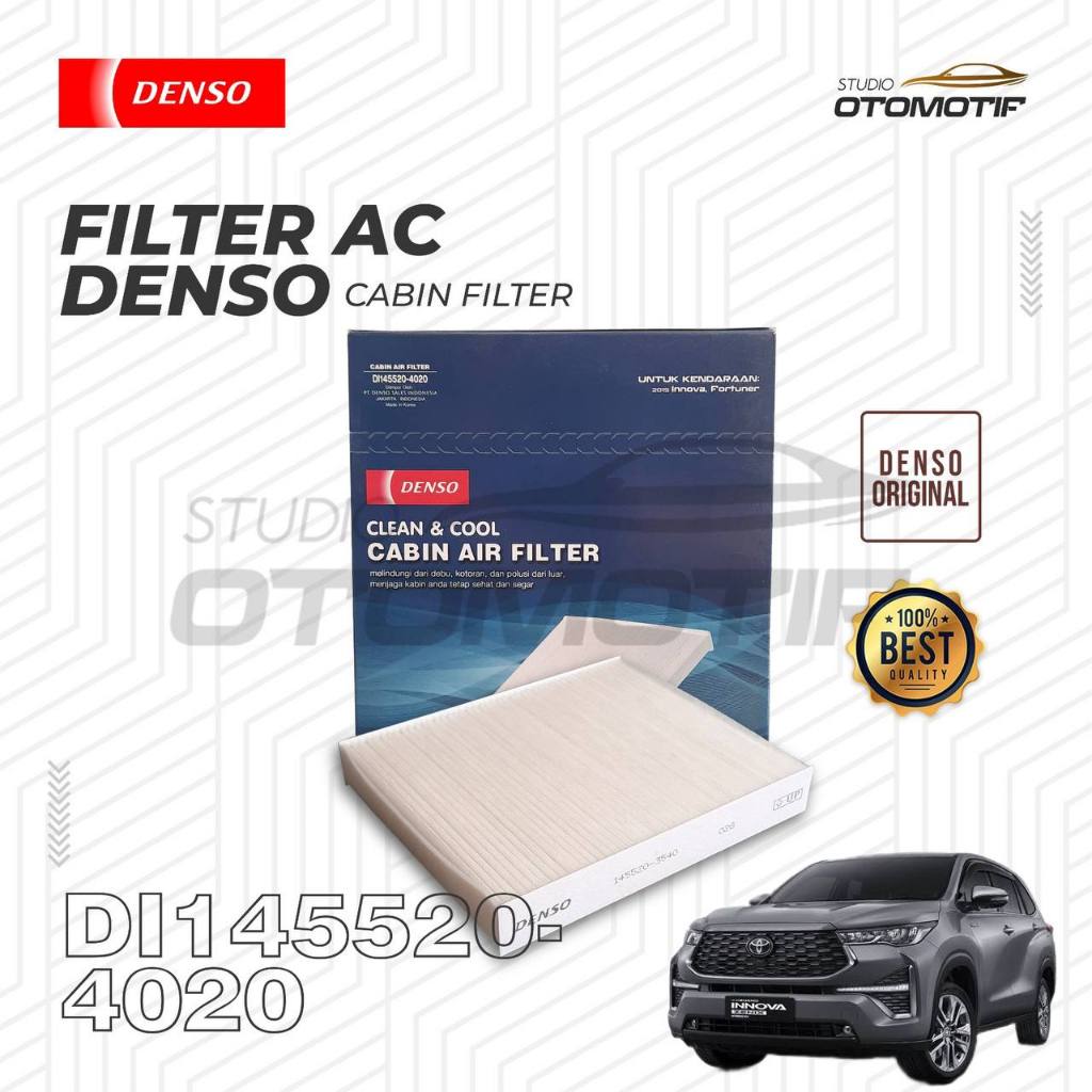 Jual FILTER KABIN AC Innova Zenix DENSO 4020 ORIGINAL FILTER CABIN ...