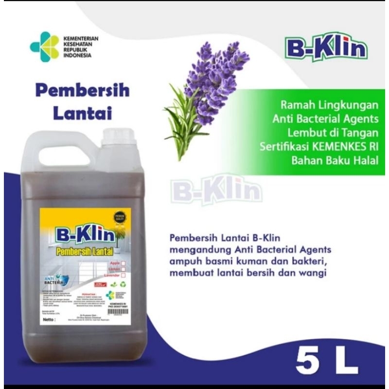 Jual Pembersih Lantai Floor Cleaner Anti Bakteri 5 Liter Lavender