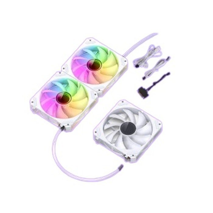 Jual CUBE GAMING CHAIN WHITE A-RGB Fan (3 x 120MM) Wireless Connection ...