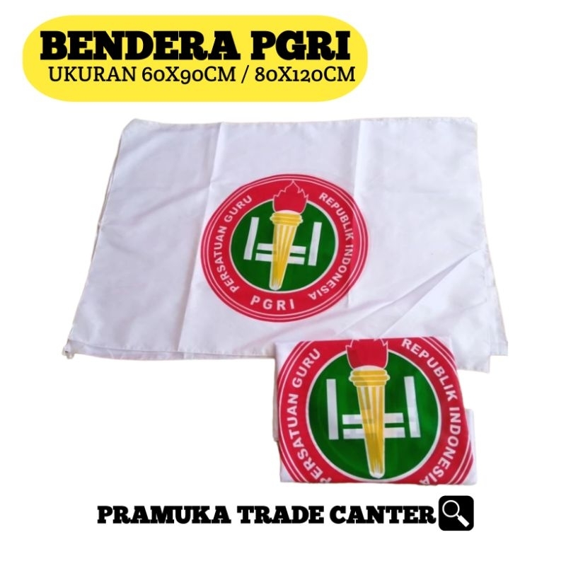 Jual BENDERA PGRI 60 X 90 CM / 80 X 120 CM | Shopee Indonesia