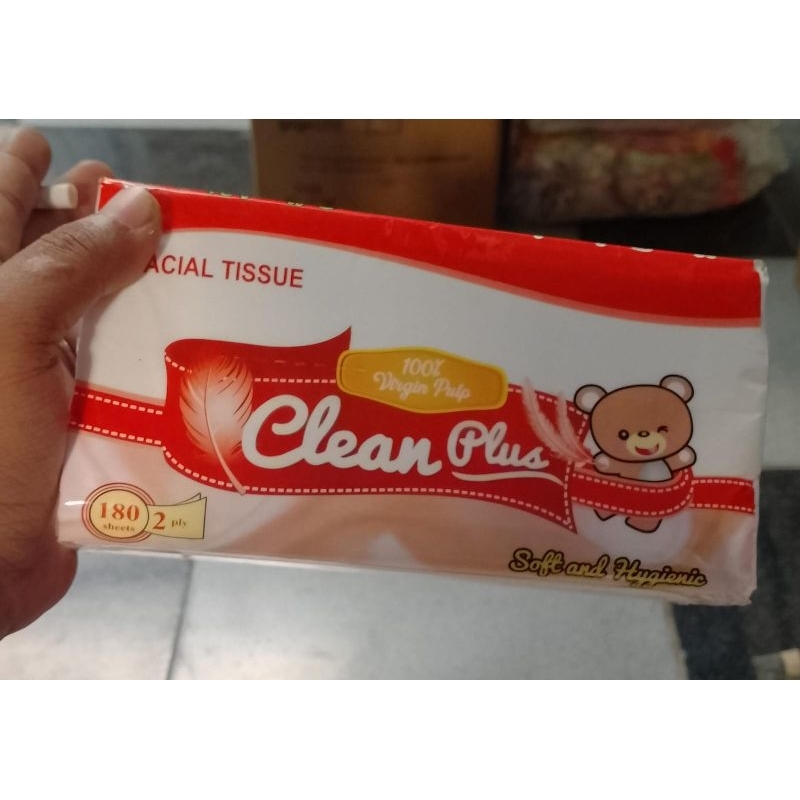 Jual Tisu Clean Plus 180 sheet 2 ply | Shopee Indonesia