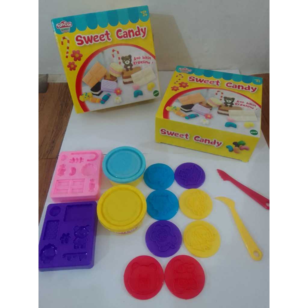 Jual Mainan Fundoh 28051 Sweet Candy Kreasikan Dunia Manis Yang Tak