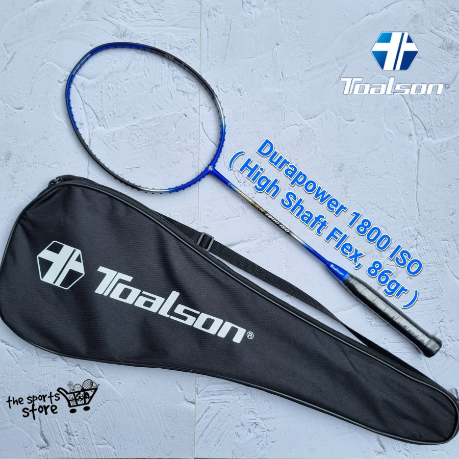 Jual Raket Badminton Toalson Durapower 1800 ISO Bulutangkis Original Shopee Indonesia