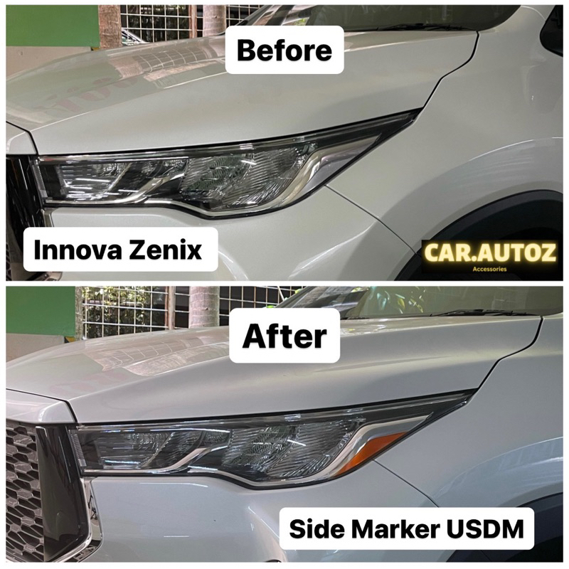 Jual Sticker Side Marker Orange Lampu Depan Innova Zenix 2022-2023 ...