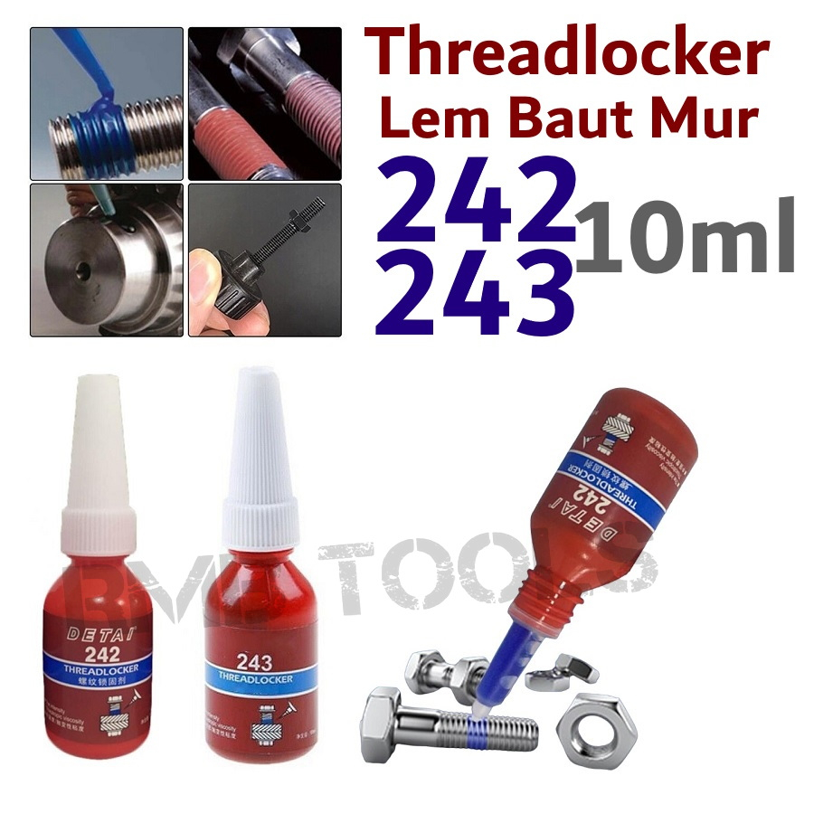 Jual Thread Locker Blue Lem Baut Mur Trimpot Tipe Biru | Shopee Indonesia