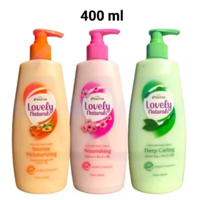 Jual (400 ml) emeron lovely body lotion Shopee Indonesia