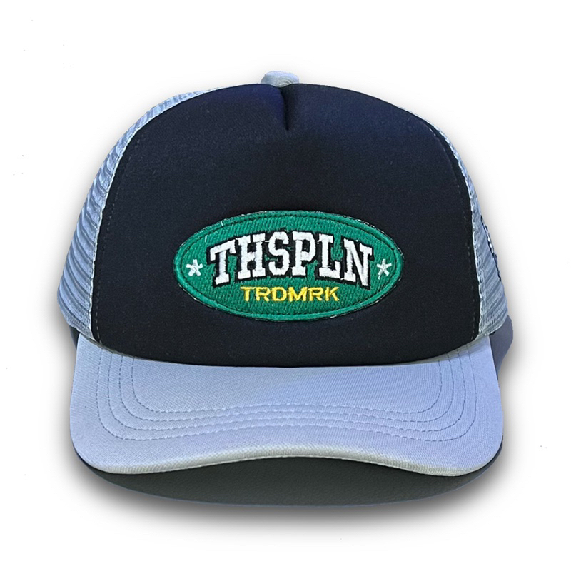 Jual Trucker Hat Jaring Black Grey Logo Thisplan | Shopee Indonesia
