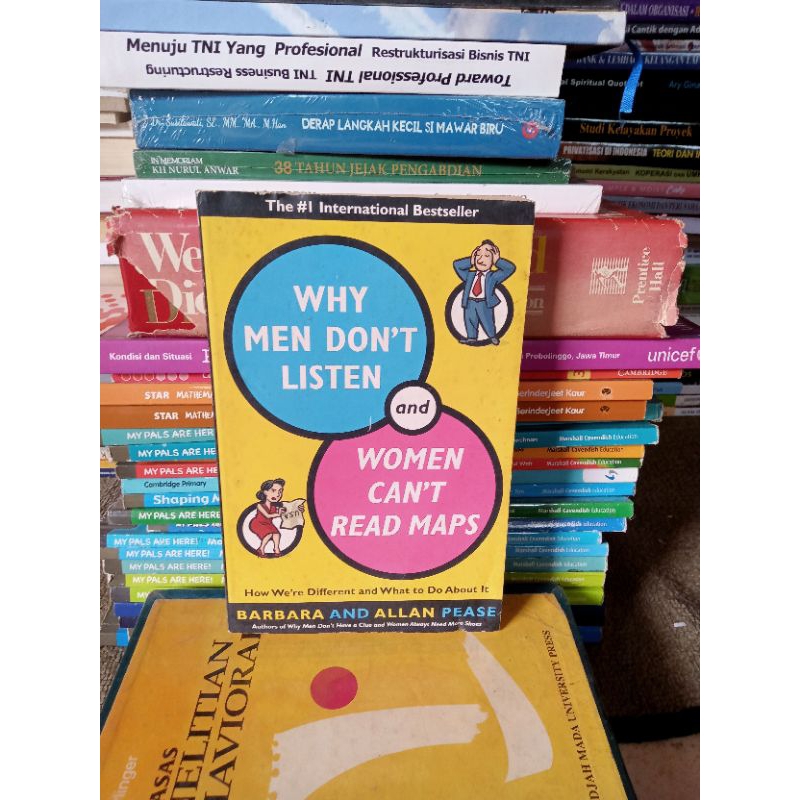 Jual ORI BUKU WHY MEN DONT LISTEN AND WOMEN CANT READ MAPS | Shopee ...