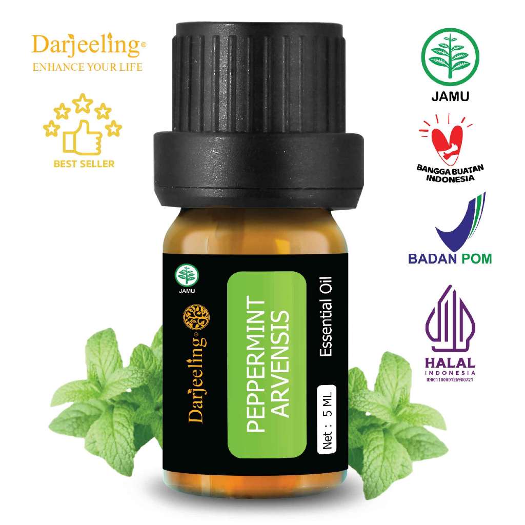 Jual Darjeeling Peppermint Essential Oil Minyak Daun Mint Aromaterapi
