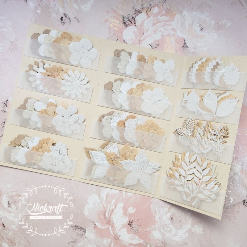 Jual DIE CUT BUNGA KERTAS PAPER FLOWER HANDMADE RECYCLE PAPER | Shopee ...