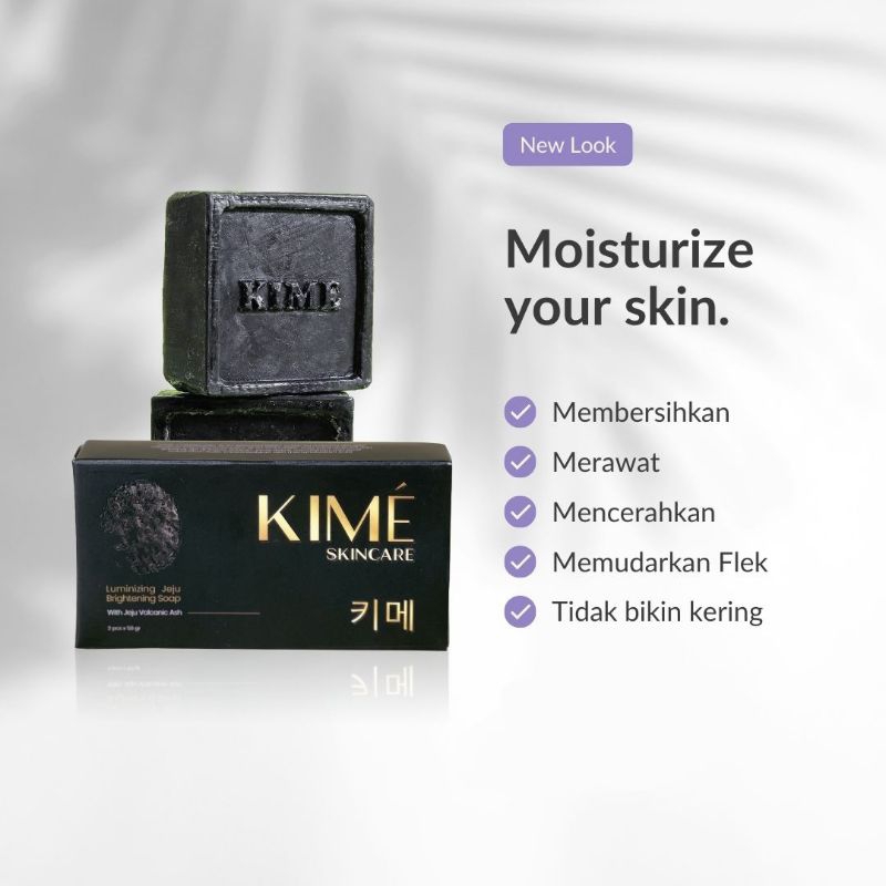 Jual Sabun Kime Skincare Luminizing Jeju Brightening Pencerah Wajah Dan