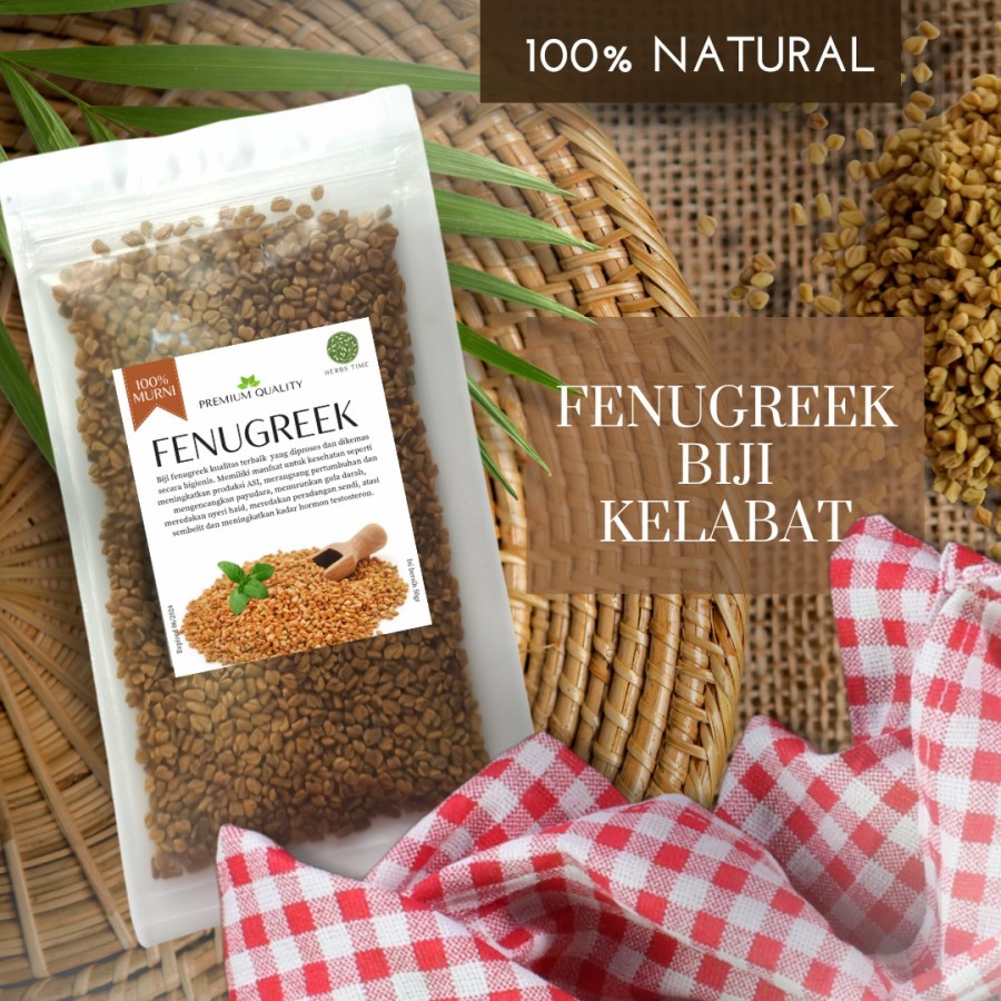 Jual Fenugreek Biji Klabet Hulbah Biji Klabat Premium Herbs Time 50gr