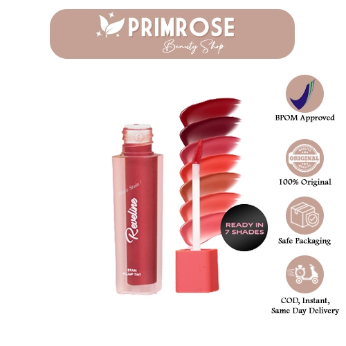Jual REVELINE Stain Plump Tint Lip Liptint Lipcream 3.5gr Shopee