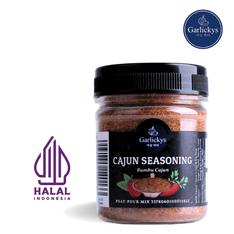 Jual GARLICKYS Bumbu Cajun Seasoning Spice Halal Bubuk Premium Quality