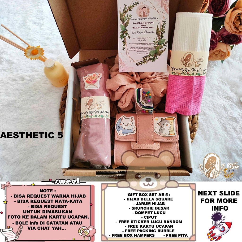 Jual Hampers Hijab Premium Hampers Hijab T Box Hampers Cewek Ulang Tahun Hampers Cewek 4746