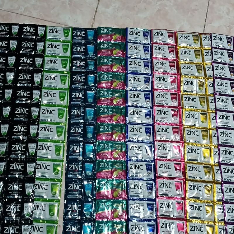 Jual Shampoo ZINC Renteng Renceng 12 Double Sachet | Shopee Indonesia