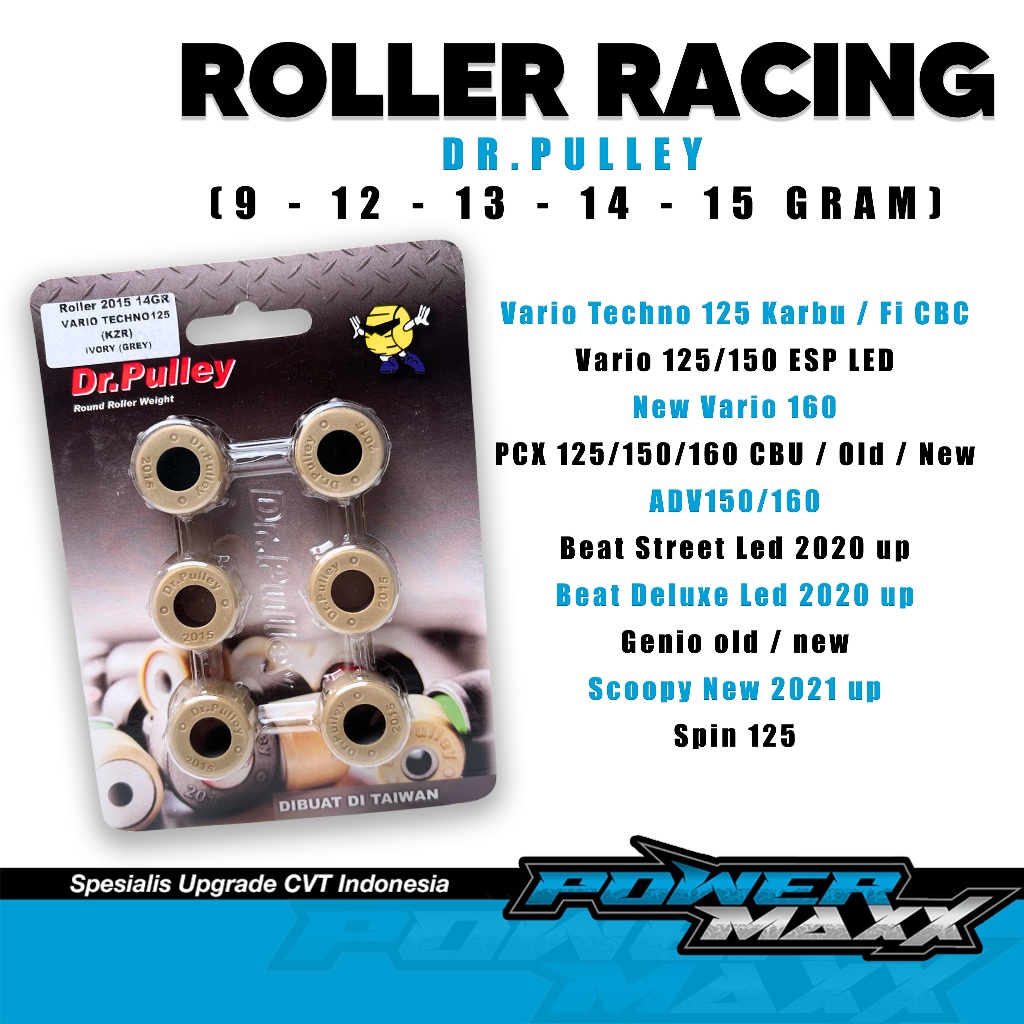 Jual Roller Racing Vario 150 Vario 125 Roller dr Pulley PCX ADV 150 ...