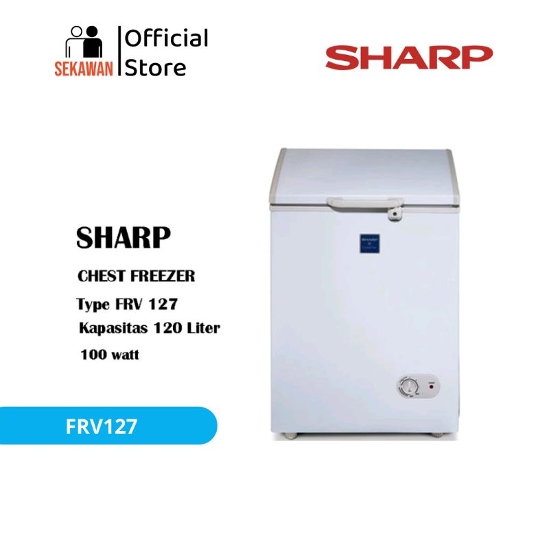 Jual freezer box Sharp FRV 127 Shopee Indonesia