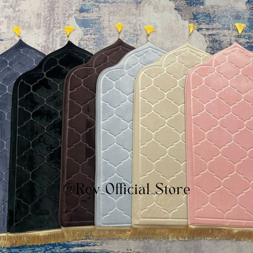 Jual Sajadah Kubah Warna Polos Embos Sajadah Busa Tebal Turkey Bahan Premium Shopee Indonesia