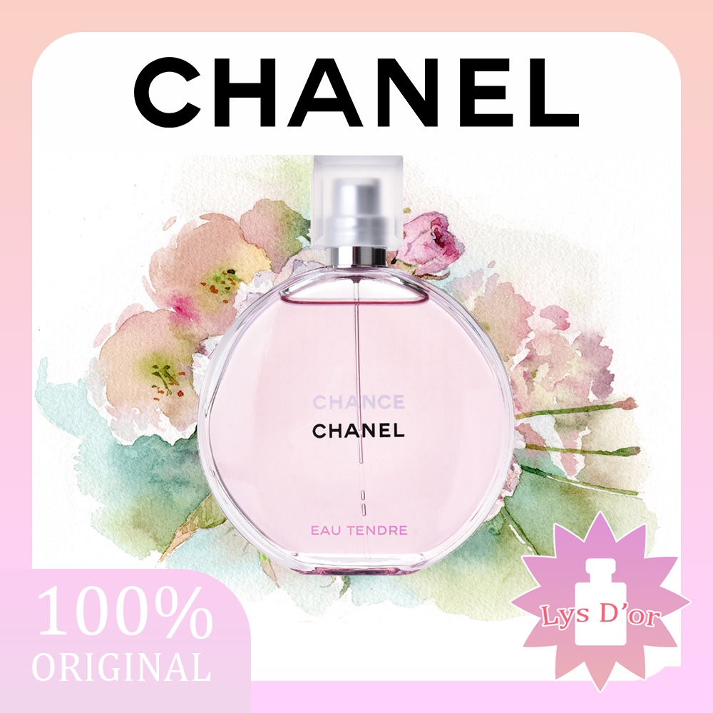 [100% Ori]Chanel Chance Eau Tendre Pink Encounter Eau de Toilette EDT 100ml  Parfum Wanita