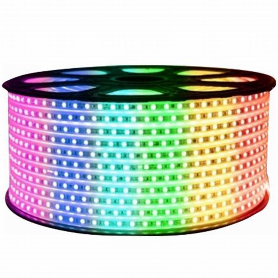 Jual LED Strip SMD 5050 100meter RGB 220V / Lampu Warna-Warni | Shopee ...