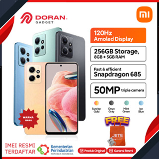 Redmi Note 12 8/256GB Sunrise Gold AMOLED 120Hz IP53 Garansi Resmi - Mi  Gadget Malang