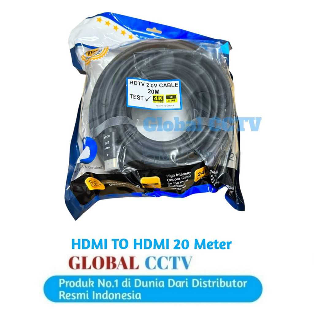 Jual Kabel HDMI 20 meter / Kabel HDMI 2.0 4K UHD | Shopee Indonesia