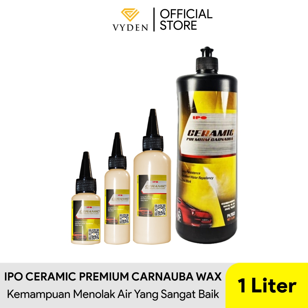 Jual IPO PREMIUM Carnauba Wax 50ml ECER Tahan Lama Deep Gloss Poles Mobil Motor MURAH Shopee