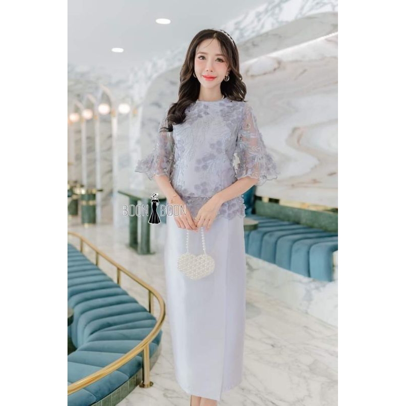 Jual Stelan Rok Blouse Satin Renda Premium Import Original Bangkok By ...