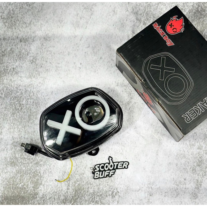 Jual Headlamp Daymaker Raceboy Xo Original Vespa Sprint Shopee Indonesia