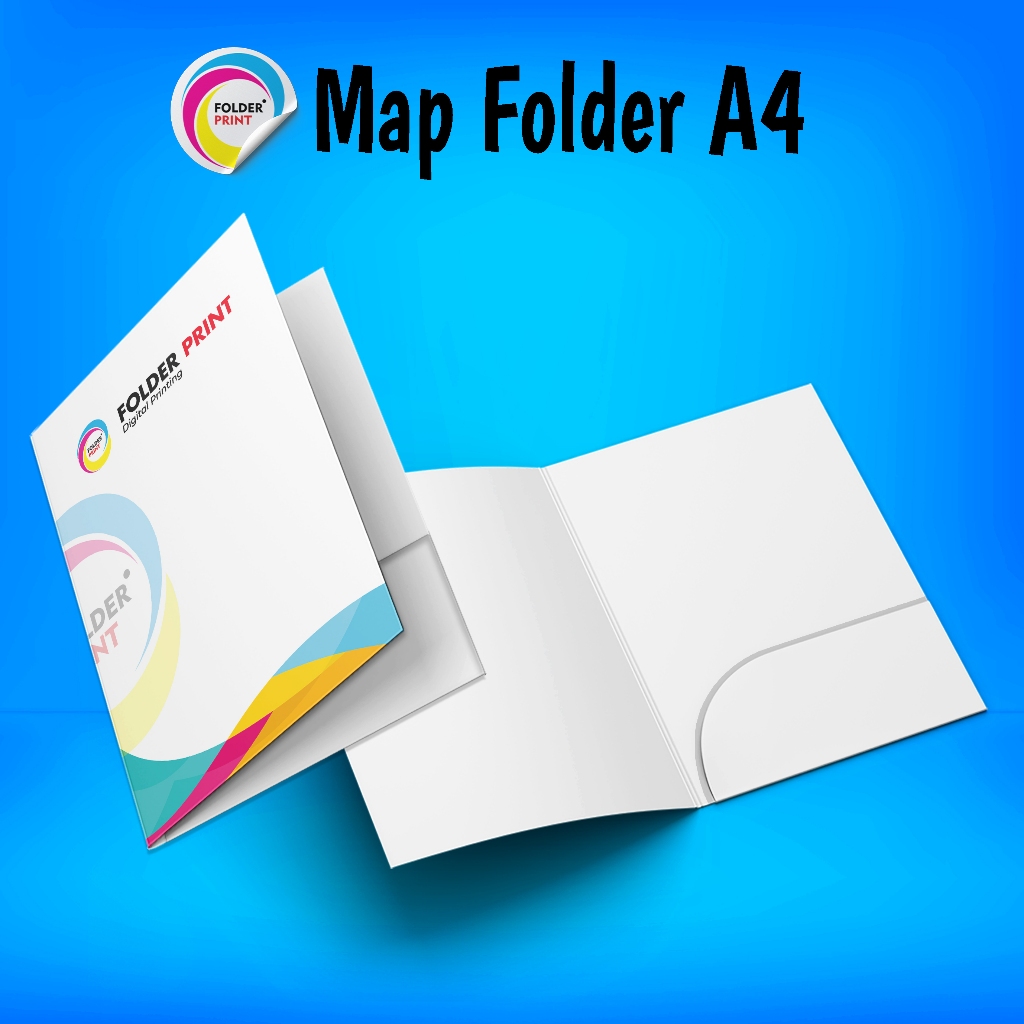 Jual Cetak Map Folder File Dokumen Custom A4 | Shopee Indonesia