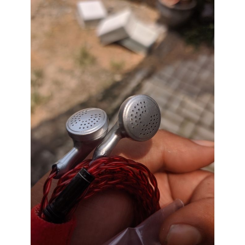 Jual Earbud Recable Custom Merah | Shopee Indonesia